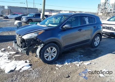 2019 Kia Sportage Lx z USA, uszkodzony, nr VIN KNDPMCAC4K7554682